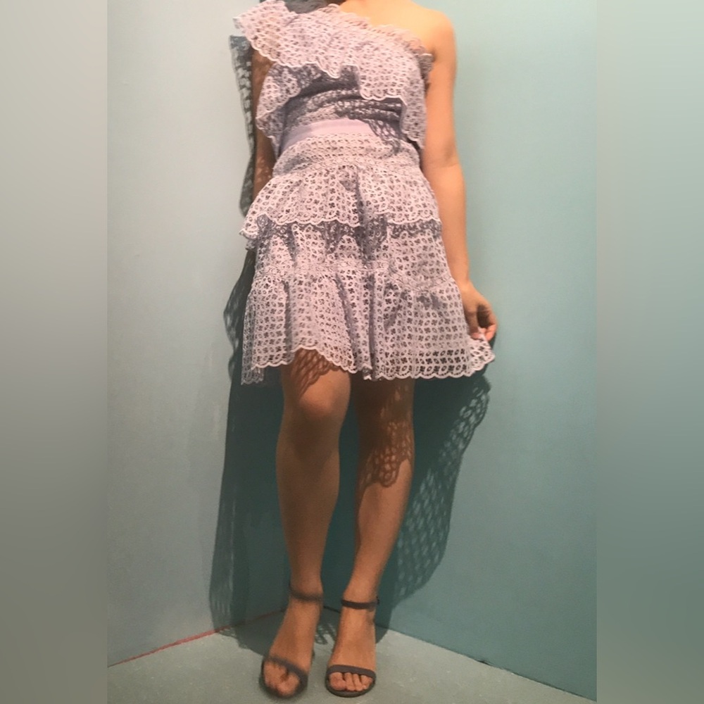 Self Portrait off shoulder lace dress [Altered to fit US4/UK8]
